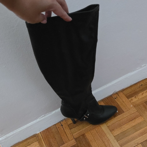 Nine West Black Over the Knee Boots